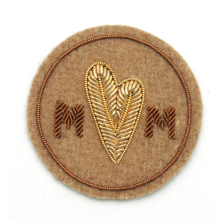 東莞廠家定做印度繡布貼金屬絲純手工繡花徽章服裝飾品輔料批發